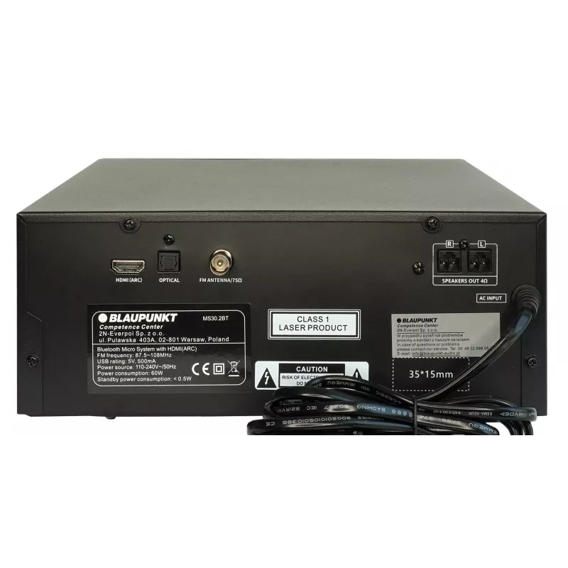 Blaupunkt MS30.2BT Bluetooth mikrofonas juodas