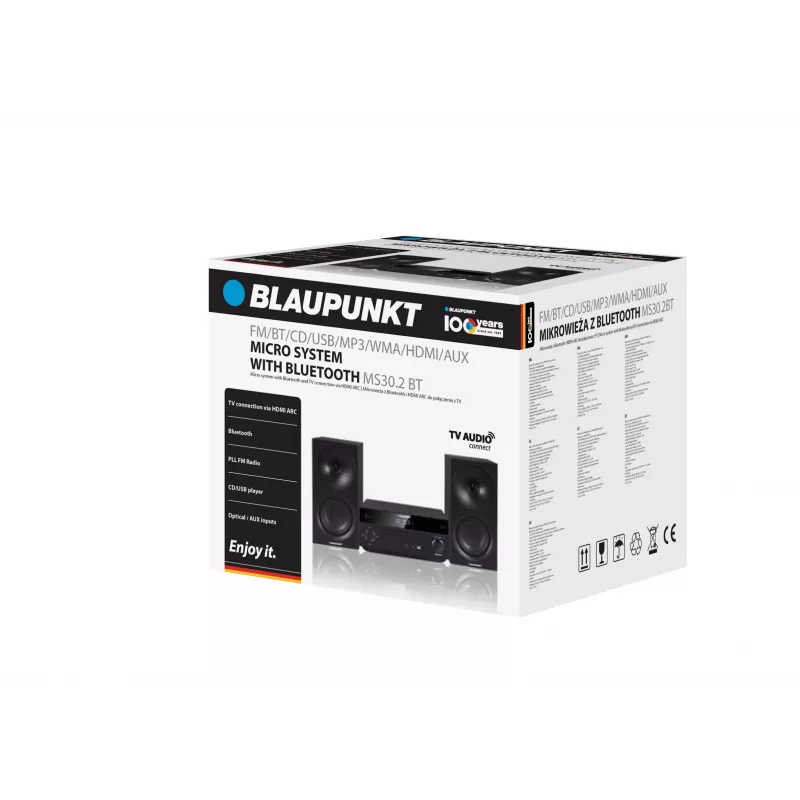 Blaupunkt MS30.2BT Bluetooth mikrofonas juodas