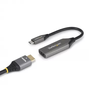 StarTech.com USB-C į HDMI adapterio laidas - 24-pin USB-C Kištukas į HDMI Kištuką - 2 m (6.5 ft) - 4K 60Hz - Juoda