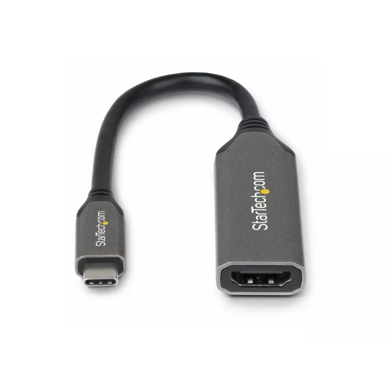 StarTech.com USB-C į HDMI adapterio laidas - 24-pin USB-C Kištukas į HDMI Kištuką - 2 m (6.5 ft) - 4K 60Hz - Juoda