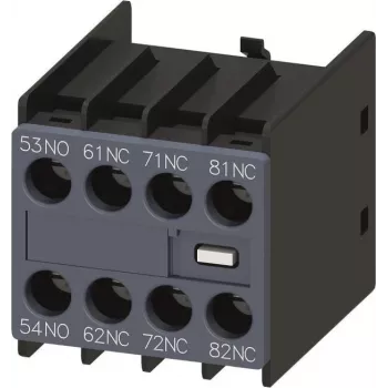 Siemens SIRIUS 3RH29 pagalbinis kontaktų blokas 1NO+3NC su varžtais 3RH2911-1GA13