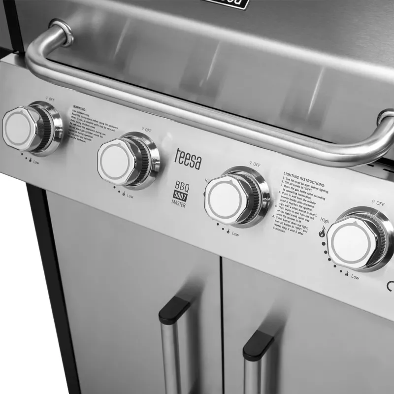TEESA Dujinis Grilis BBQ 5007 Master 5 Degikliai TSA0251