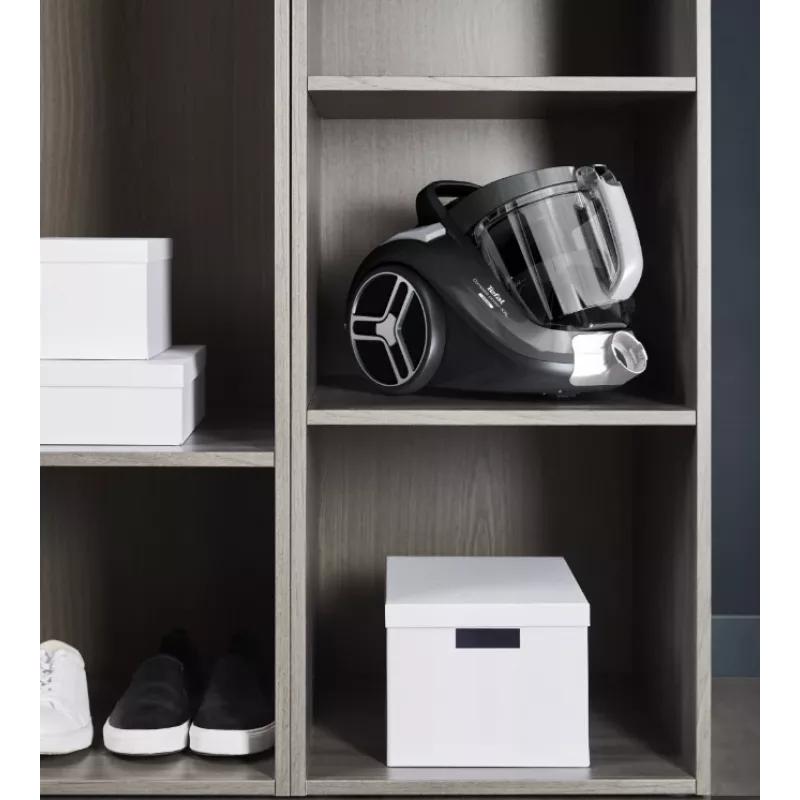 Tefal Compact Power XXL TW4B36 Bekamerinis Cilindrinis Dulkių Siurblys 900W 2.5L 75dB Juodas/Mėlynas