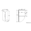 Bosch KSV33VLEP Laisvai pastatomas šaldytuvas su VitaFresh, 324L, sidabrinis