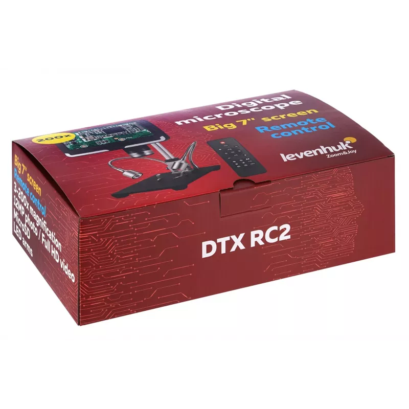 Levenhuk DTX RC2 200x skaitmeninis mikroskopas