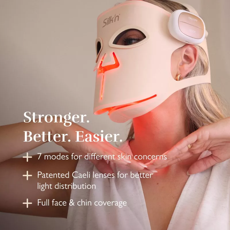 Silk'n LED Face Mask Pro FLMP1PE1001 – Anti-Aging & Acne LED Light Therapy Mask