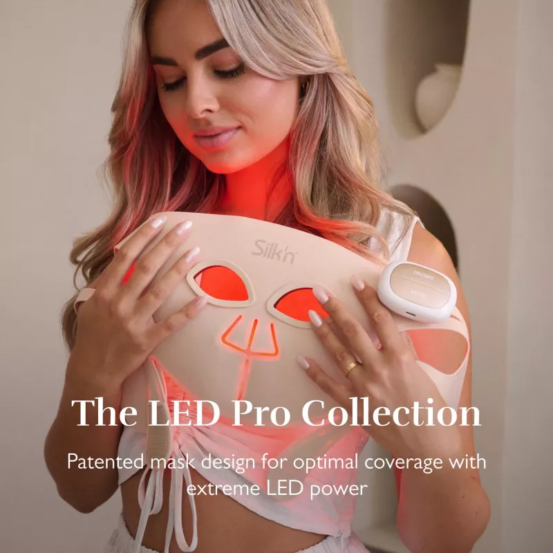 Silk'n LED Face Mask Pro FLMP1PE1001 – Anti-Aging & Acne LED Light Therapy Mask