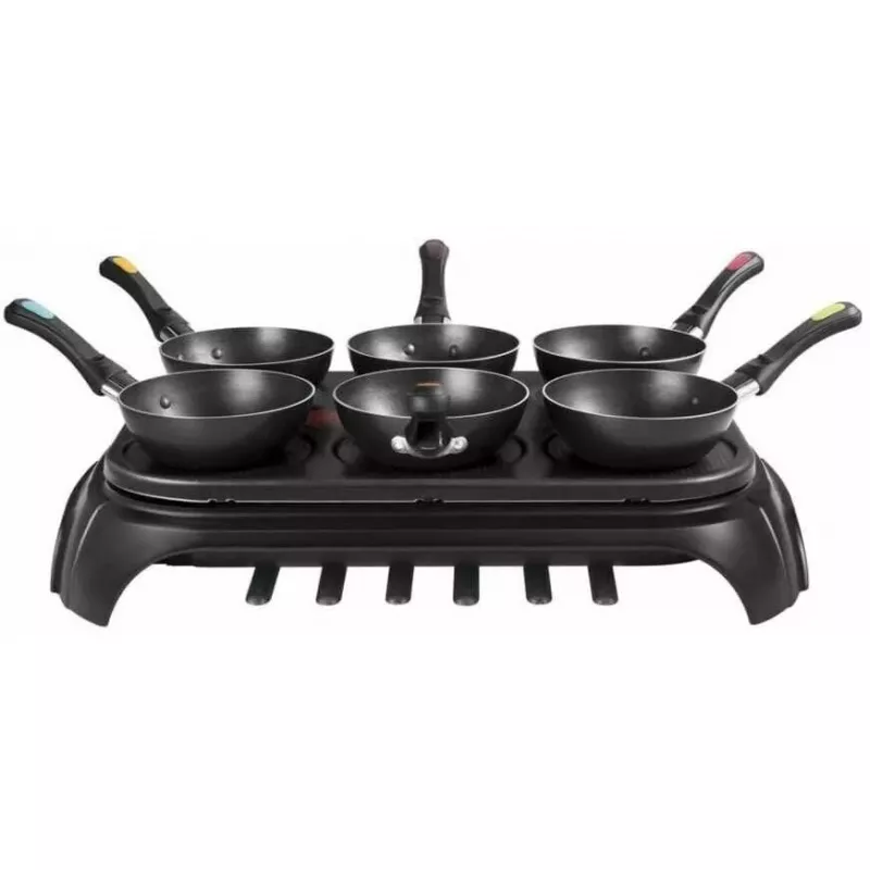 GUSSKÖNIG Pre-Seasoned Mini Cast Iron Frying Pan Set 6x 13,7 cm