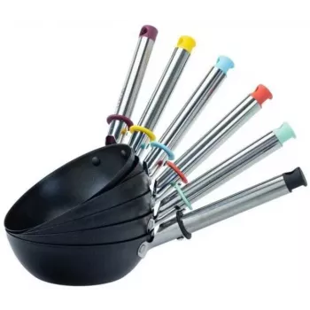 GUSSKÖNIG Pre-Seasoned Mini Cast Iron Frying Pan Set 6x 13,7 cm