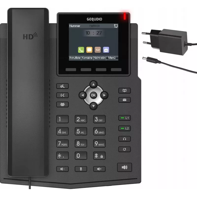 GEQUDIO GA-3 Laidininis Telefonas su Atsiliepimo Aparatu