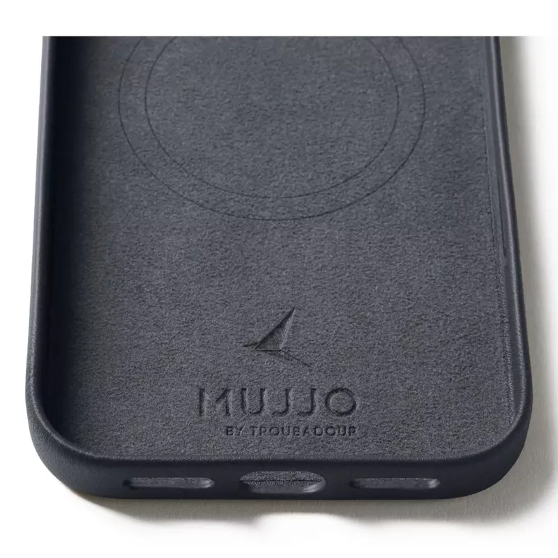 Mujjo odinis dėklas iPhone 17 Pro Max su MagSafe (Basalt)