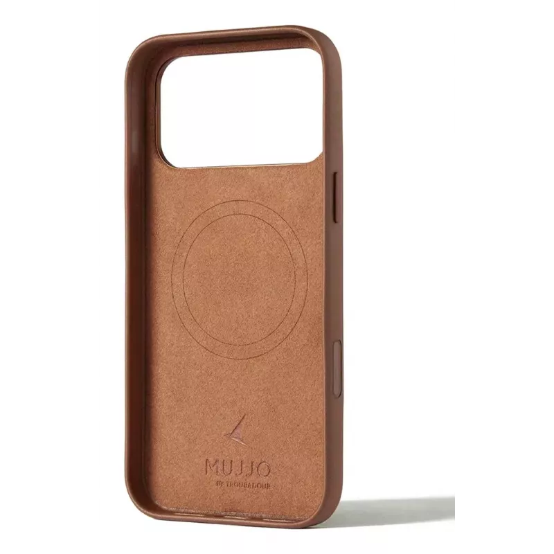 Mujjo odinis dėklas, skirtas iPhone 17 Pro Max su MagSafe (Tan)