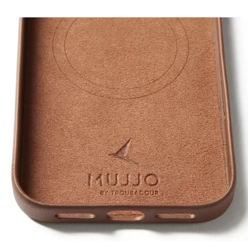 Mujjo odinis dėklas, skirtas iPhone 17 Pro Max su MagSafe (Tan)