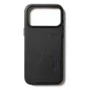 Mujjo Wallet Leather Case for iPhone 17 Pro Max su MagSafe (Juoda)