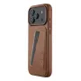 Mujjo Wallet Leather Case for iPhone 17 Pro Max, MagSafe Compatible, Tan