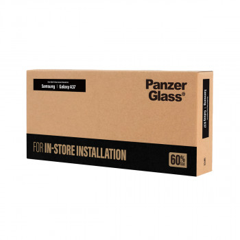 PanzerGlass ekrano apsauga, skirta Samsung Galaxy A37 5G - FastFit - grūdintas stiklas - 9H - skaidri