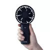 N'OVEEN F120 nešiojamas stalinis ventiliatorius su įkraunama baterija, USB, 1200 mAh, 3 greičiai, baltas