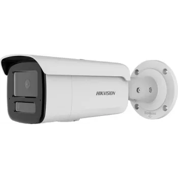 Hikvision DS-2CD2T63G2-LIS2U/S(L)(RB) 6MP AcuSense Fixed Bullet Network Camera su 2,8mm objektyvu, EXIR 2.0, įmontuotu mikrofonu, IP67