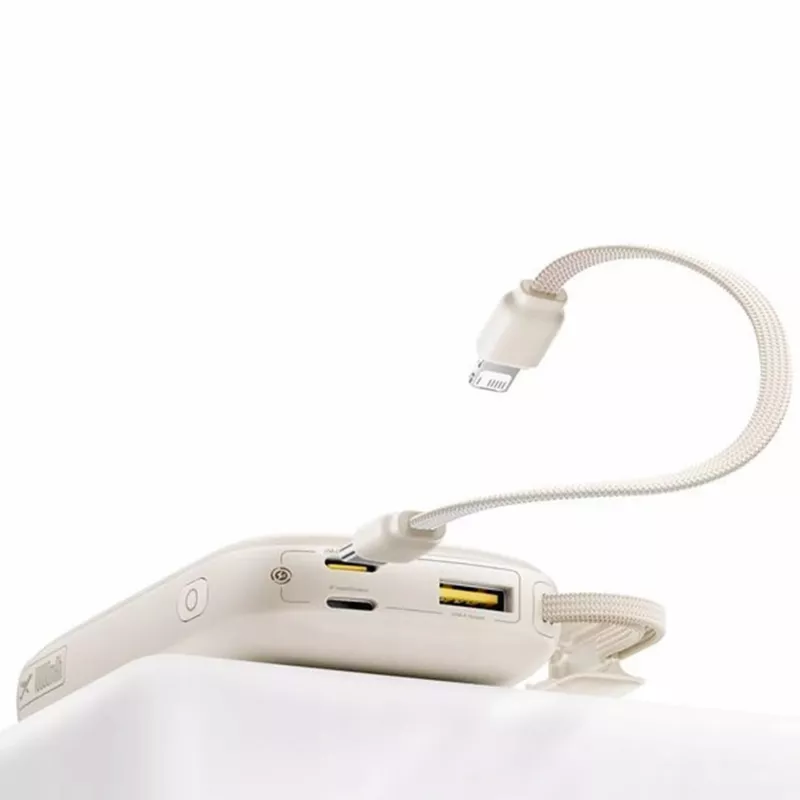 Baseus EnerFill FC21 Qpow 3 Ultra 10000 mAh 22,5W Power Bank Smėlio spalvos