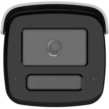Hikvision DS-2CD2T67G3-LIS2UY/SL(2,8mm)/BLACK 6MP AcuSense Bullet IP kamera su stroboskopine šviesa ir garso signalu, 2,8mm, juoda