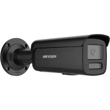 Hikvision DS-2CD2T67G3-LIS2UY/SL(2,8mm)/BLACK 6MP AcuSense Bullet IP kamera su stroboskopine šviesa ir garso signalu, 2,8mm, juoda