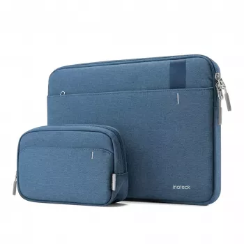 Inateck 13 inch Laptop Sleeve su Aksesuarų Kišenėle Mėlyna