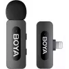 BOYA BY-V1 V2.0 Ultra Compact 2,4GHz Wireless Microphone for Lightning Devices - 1TX+1RX