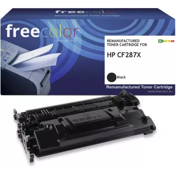 Freecolor Toner HP 87X CF287X Black Remanufactured - High Yield - 18,000 puslapių