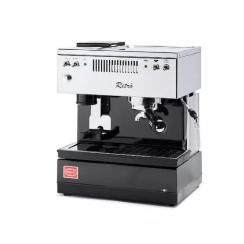 Quick Mill 0835 Retro Black Portafilter Espresso Machine