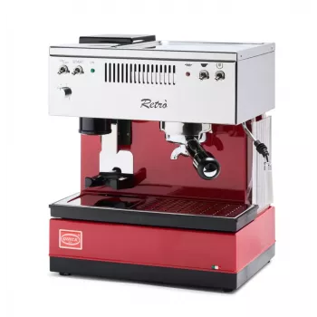 Quick Mill 0835 Retro Red Strainer Espresso Machine