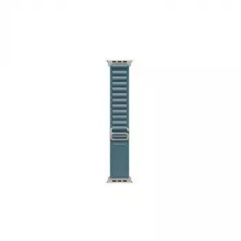 “Apple Watch Ultra 3 GPS + Cellular 49mm Natural Titanium Case with Blue/Bright Blue Trail Loop - M/L”