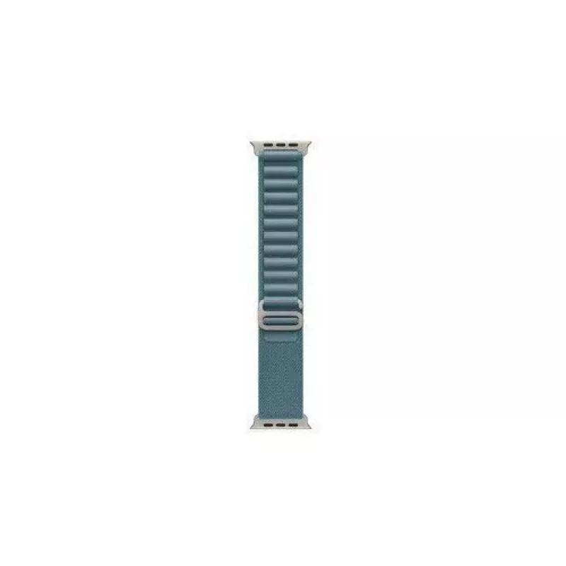 “Apple Watch Ultra 3 GPS + Cellular 49mm Natural Titanium Case with Blue/Bright Blue Trail Loop - M/L”