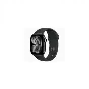 “Apple Watch Series 11 GPS + Cellular 46mm Gold Titanium Case with Light Blush Sport Band - M/L”