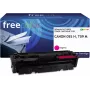 Freecolor Remanufactured Toner Cartridge Compatible with Canon 055H Magenta 3018C002