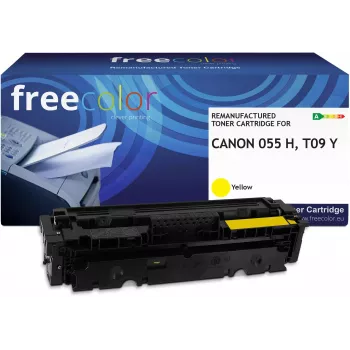 Freecolor Toner Canon 055H 3017C002 Geltona Perdirbtas Suderinamas