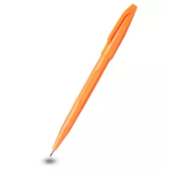 Pentel Sign Pen S520 Fibre Tip Pen, Orange, 0,8 mm
