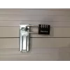 Master Lock 7640EURDBLK Kombinacinis spynos 40 mm korpusas, grūdinto plieno kilpa, 4 diskai, perprogramuojama, sidabrinė/pilka