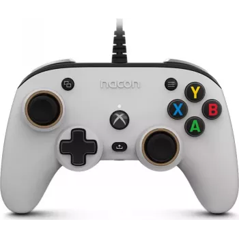Nacon Compact Pro Wired Controller for Xbox Series X|S, Xbox One & PC - White