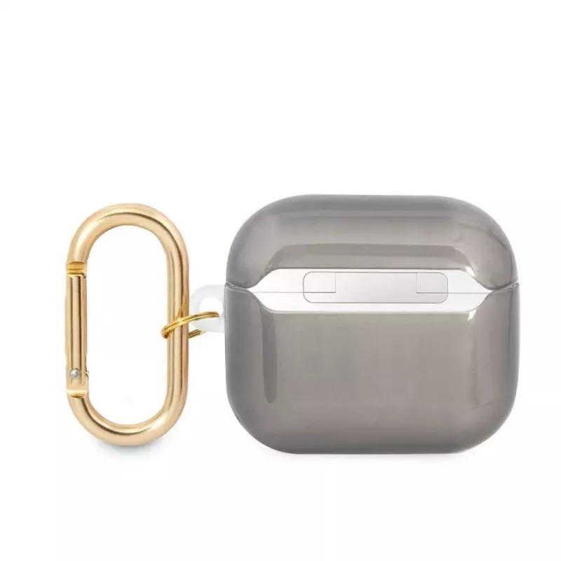 Guess GUA3HHTSK AirPods 3 dangtelis, Black Strap Collection, juodas