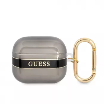 Guess GUA3HHTSK AirPods 3 Dangtelis Juodas Strap Collection