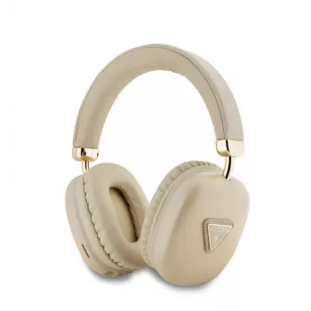 Guess Metalinis Trikampio Logotipo Belaidės Bluetooth 5.3 Ausinės Ant Ausų (Auksinės)