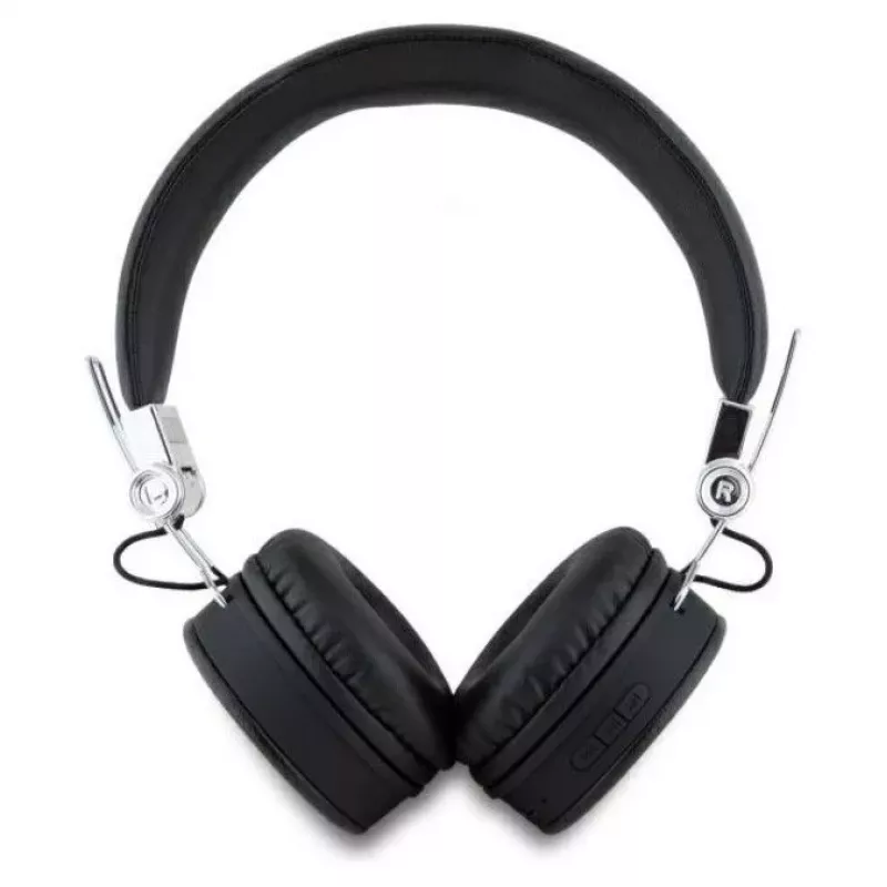 Guess Grained Classic Round Shape Wireless Bluetooth Over-Ear Headphones su ENC (Juoda)