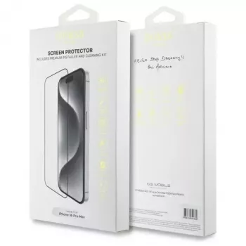 Guess GUTGP16XBOKGCIT iPhone 16 Pro Max 6,9 colio ekrano apsauga 2.5D Outline – Grūdintas stiklas