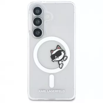 KARL LAGERFELD IML Peekaboo Choupette Dėklas Samsung Galaxy S26, Skaidrus