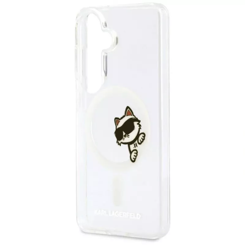 KARL LAGERFELD IML Peekaboo Choupette Dėklas Samsung Galaxy S26, Skaidrus