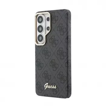 Guess 4G Script MagSafe Dėklas Samsung Galaxy S26 Ultra (Juodas)