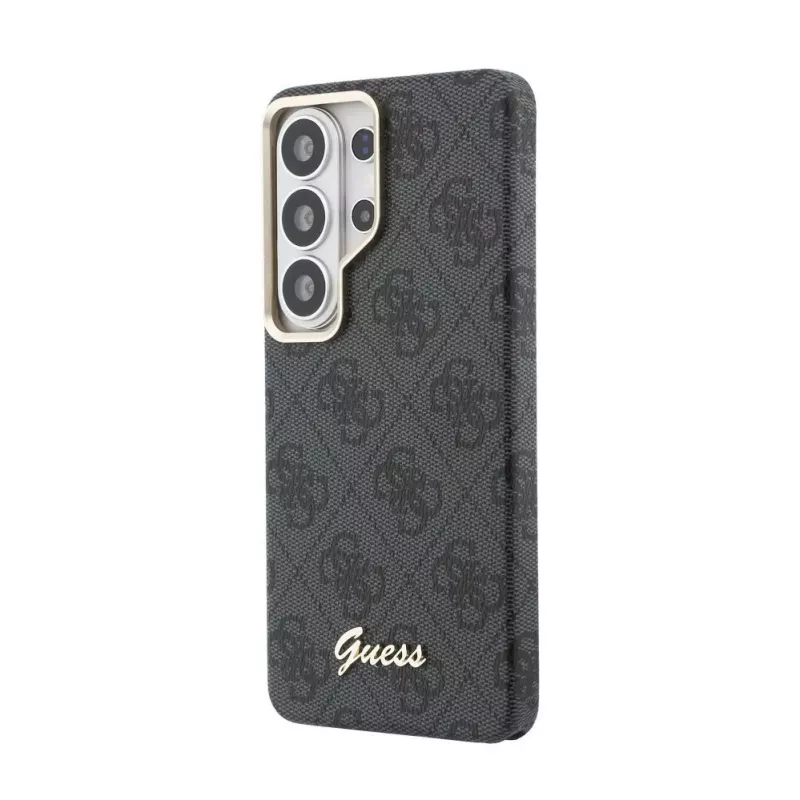 Guess 4G Script MagSafe Dėklas Samsung Galaxy S26 Ultra (Juodas)
