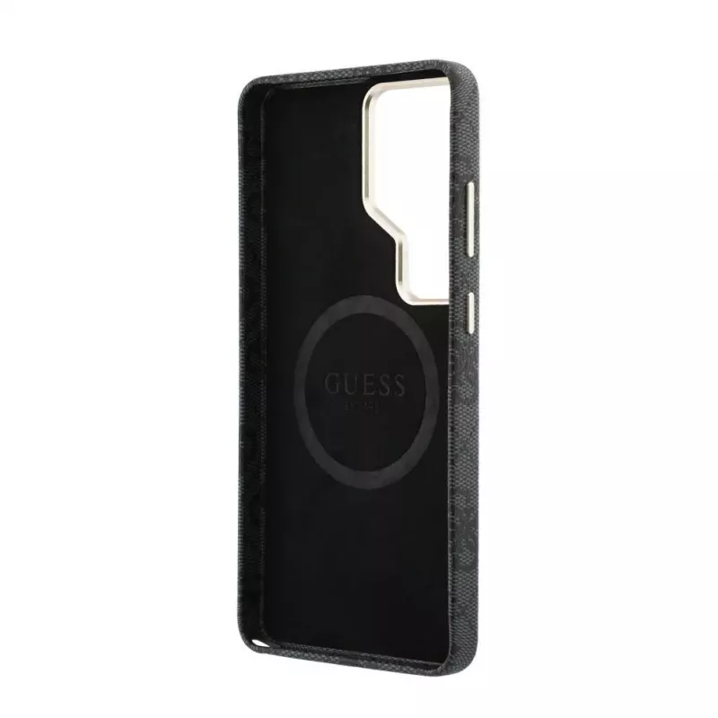 Guess 4G Script MagSafe Dėklas Samsung Galaxy S26 Ultra (Juodas)