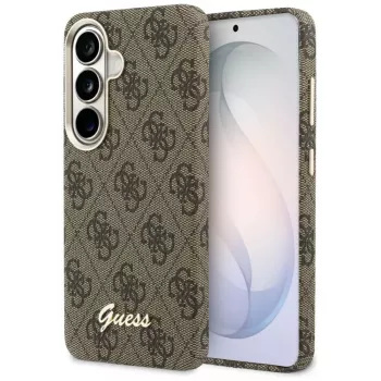 Guess 4G Script MagSafe Dėklas Samsung Galaxy S26 (Ruda)