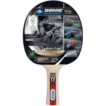 Donic Schildkröt Legends 900 stalo teniso raketė Juoda/Raudona Mediena